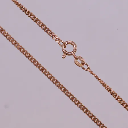 Kedja Pansar, längd 50cm, bredd 2,1mm, Balestra, 18K  Vikt: 8,8 g