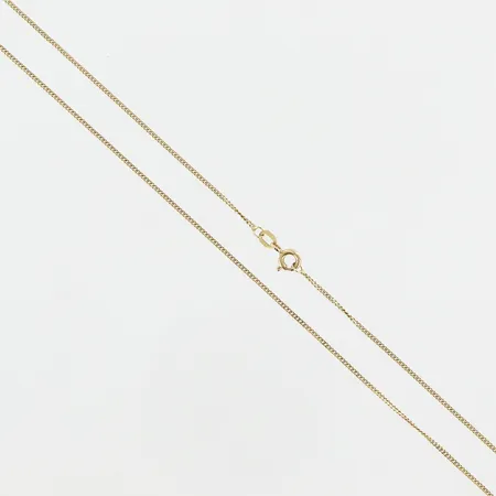 Kedja Pansar, 46cm, bredd: 1mm, GHA, 18K,  Vikt: 2,8 g