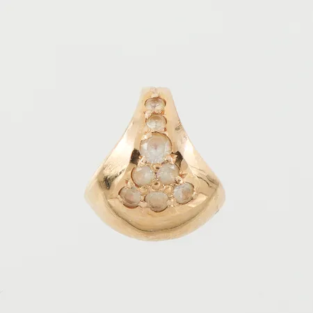 Hänge med stenar, ALTON, höjd 9.7 mm, 18k. Vikt: 1,3 g