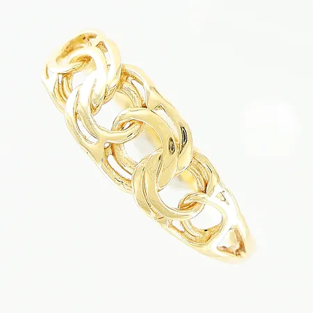 Ring Bismarck, stl 20¾, bredd 2-7mm, GHA, 18K Vikt: 2,4 g
