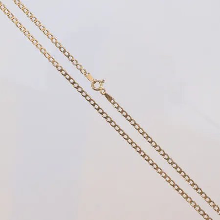 Kedja pansar, 39cm, bredd 3mm, Balestra, 18K  Vikt: 4,5 g