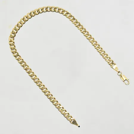 Armband Pansar, längd 20½ cm, bredd 4 mm, Guldfynd Ab, 18K. Vikt: 3,9 g
