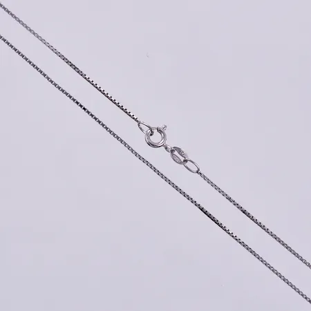 Kedja venezia, längd: ca 38cm, bredd: ca 1mm, 925/1000, silver Vikt: 2 g