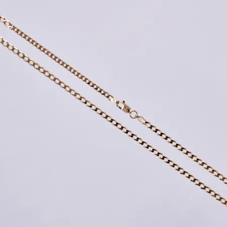 Kedja manglad pansar, längd: ca 52cm, bredd: ca 3mm, Balestra, 18K Vikt: 9,4 g