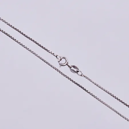 Kedja venezia, längd: ca 42cm, bredd: ca 1mm, 925/1000, silver Vikt: 3,1 g