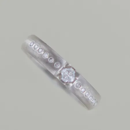 vitguldsring med briljanter Ø 17,5 mm  18k 5,4gr Vikt: 5,4 g