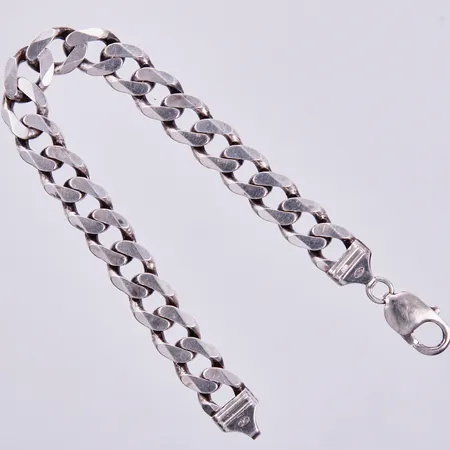 Armband Pansar, längd ca 21,5cm, bredd ca 10mm, silver Vikt: 34,8 g