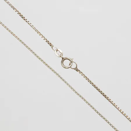 Kedja Venezia, längd ca 42,5cm, bredd 1mm, 925/1000 silver Vikt: 3,7 g