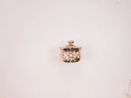Skål, höjd 6,5cm, signerad Erik Löfman 22, hamrad dekor, MGAB år 1973, 830/1000 Silver 146,5g.