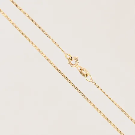 Kedja Pansar, längd 40,5cm, bredd 1mm, GFAB, 18K Vikt: 2,6 g