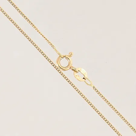 Kedja Pansar, längd 38cm, bredd 1mm, 18K Vikt: 1,6 g