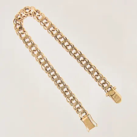 Armband Bismarck, längd 19cm, bredd 8mm, 18K Vikt: 15,5 g