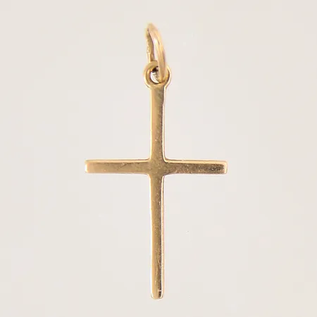 Hänge, kors, 25x13mm, 18K  Vikt: 0,9 g