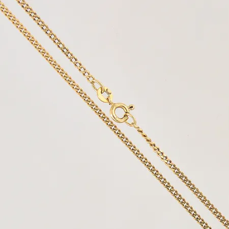 Kedja Pansar, längd 43cm, bredd 2mm, 18K  Vikt: 6,3 g