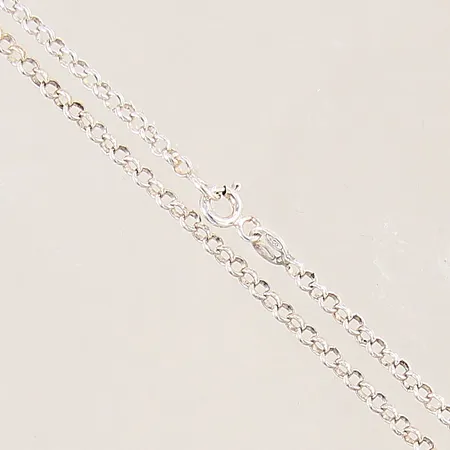 Kedja Ärtlänk, längd 43cm, bredd 2,5mm, silver 925/1000 Vikt: 4,6 g