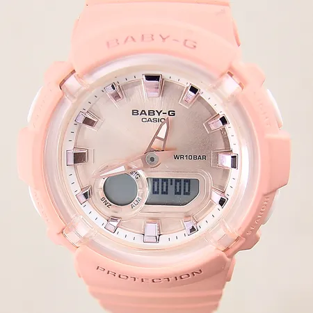 Damur Casio Baby-G, stål/plast, quartz, Ø43mm, Ref-nr: BGA-280, alarm fungerar ej, inga tillbehör Vikt: 0 g