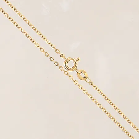 Kedja Ankar, längd 64cm, bredd 1mm, 18K  Vikt: 3,5 g