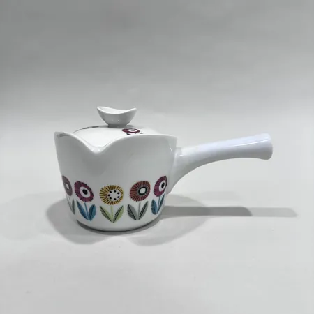 Karott med lock, Ignis, Upsala Ekeby/Karlskrona, höjd 9cm, mindre fläckar Vikt: 0 g Skickas med paket.