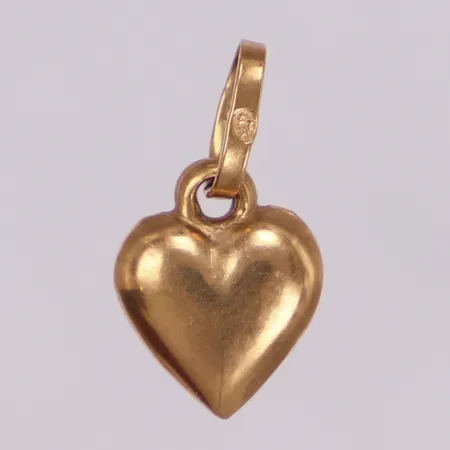 Hänge hjärta, längd 13mm,18K Vikt: 0,7 g