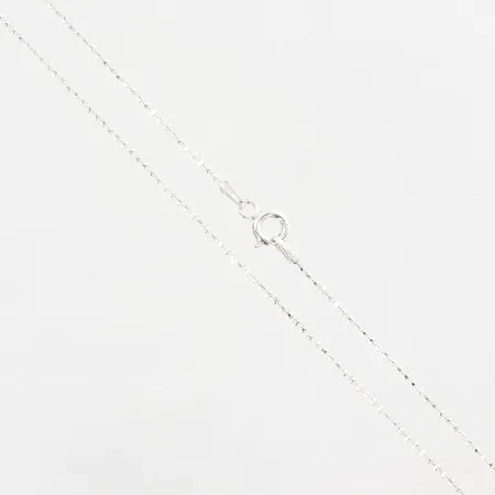 Kedja kullänk, 70cm, bredd: 1mm, GHA, 925/1000 Vikt: 2,9 g