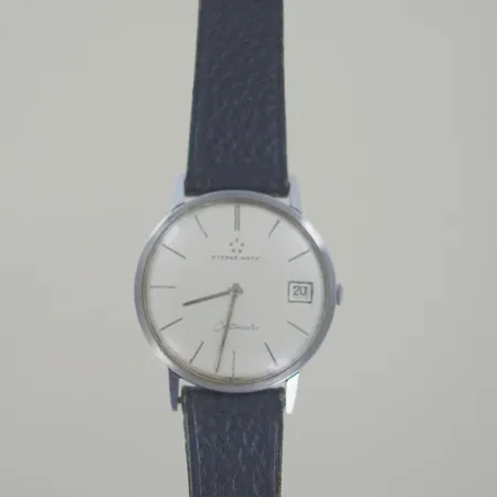 Klocka Eterna Matic Centenaire, Boett Ø 35 mm inkl krona tjocklek 10 mm Bruttovikt 39,8 gr inkl armband Vikt: 39,8 g