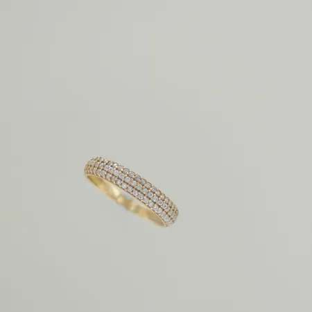Ring m stenar Ø 17 mm B 3,95 mm  21 k 1,9 gr 2 stenar saknas Vikt: 1,9 g