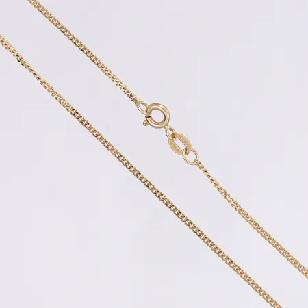 Halskedja Pansar, 35,5cm, bredd 1,5mm, 18K Vikt: 2,9 g