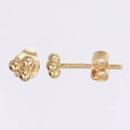 Ett par örhängen, Ø4mm, 18K Vikt: 1,2 g