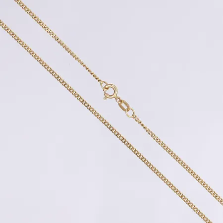 Halskedja Pansar, 45cm, bredd 1,5mm, 18K Vikt: 4,5 g