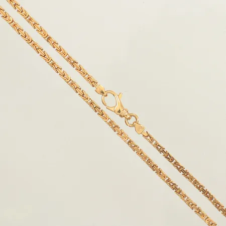 Kedja Kejsarlänk, länk 55,5cm, bredd 2,3mm, 18K  Vikt: 27,2 g