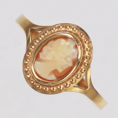 Ring, Camè, stl 16½, skev skena, bredd 1,5-11mm, 18K Vikt: 1,1 g