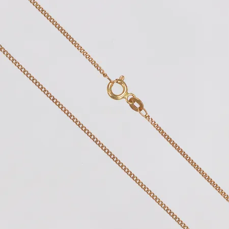 Kedja, Pansar, 56,5cm, bredd 1,3mm, 18K  Vikt: 4 g
