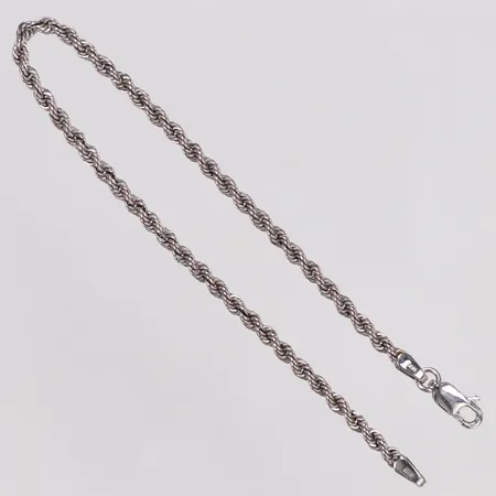 Armband, Cordell, Guldfynd, 18,5cm, bredd 2,6mm, vitguld, 18K  Vikt: 2,2 g