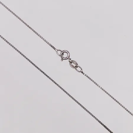 Kedja, Pansar, längd 35cm, bredd 0,8mm, 925/1000 silver Vikt: 1,5 g