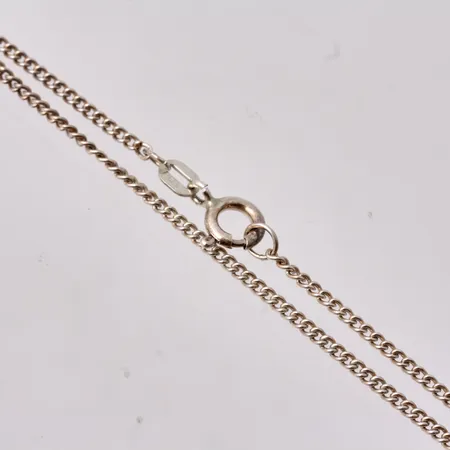 Kedja i silver, 38,5cm, Pansar, bredd 1,55mm, 835/1000, vikt 2,62g.