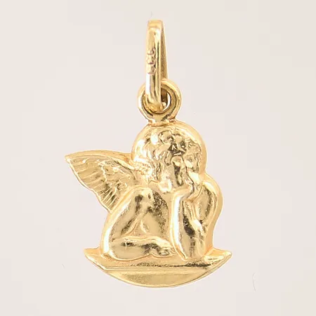 Hänge, ängel, 15x9mm, 18K  Vikt: 0,6 g