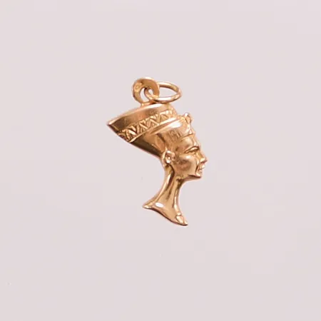 Hänge "Nefertiti", 19mm, 18K 1g.