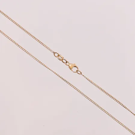 Kedja pansar, 45cm, bredd:1mm, 18K 3,6g.