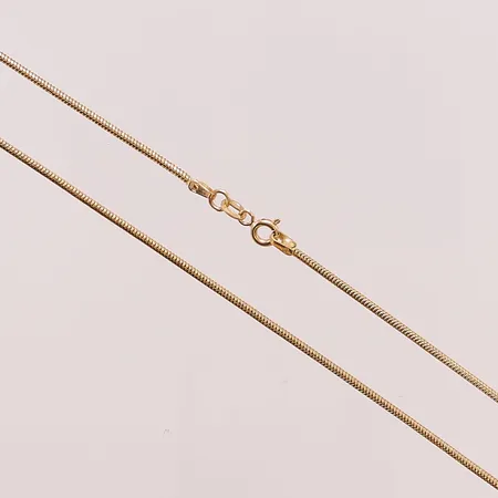 Kedja, 42cm, bredd:2mm, 14K 5,3g.