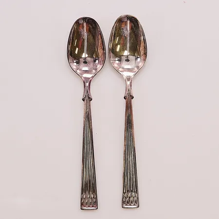 2 Kaffeskedar, 11, 830/1000 Silver 19g.