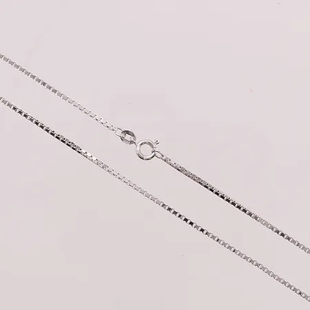 Kedja Venezia, 44cm, bredd:1mm, vitguld 18K 6,9g.