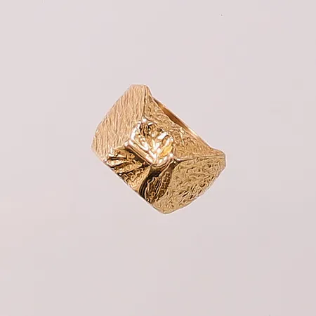 Ring, Stigbert, Ø16¾, bredd:11mm, Heribert Engelbert AB, 1969, 18K 7,9g.