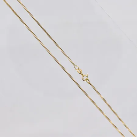 Kedja Pansar, 42,5cm, bredd ca 1,3mm, 18K Vikt: 3,2 g
