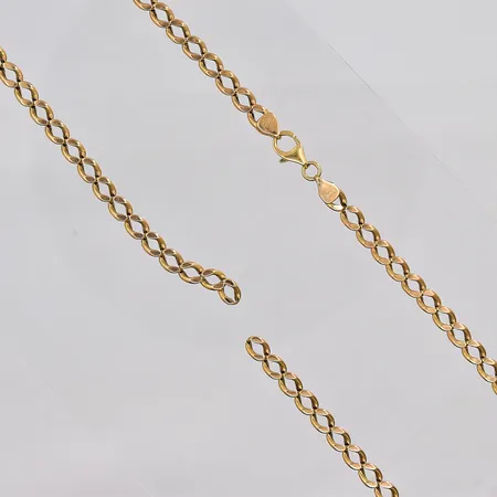 Kedja Pansar, defekt/av, 60cm, 18K Vikt: 12,4 g