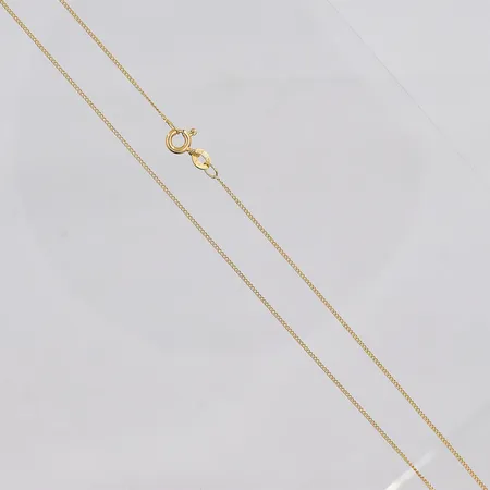 Kedja Pansar, 45cm, bredd 0,8mm, 18K Vikt: 1,5 g