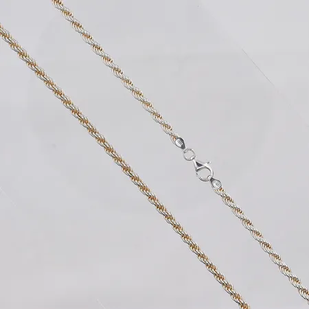 Kedja Cordel, 44cm, bredd 3,5mm, 925/1000 silver Vikt: 16,7 g