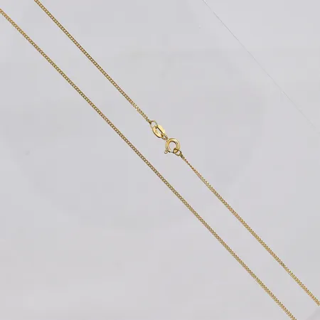 Kedja Pansar, 41cm, bredd 1mm, 18K Vikt: 2,1 g