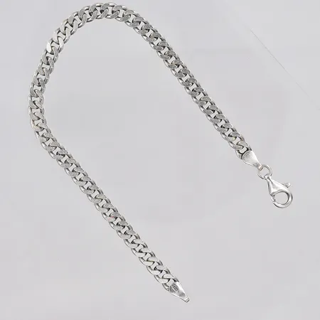 Armband Pansar, 22cm, bredd 5,5mm, GHA, 925/1000 silver Vikt: 13 g