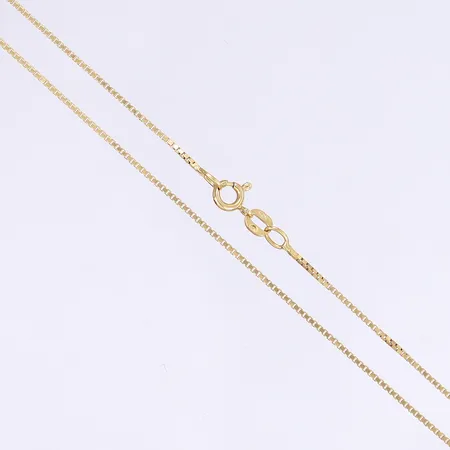 Halskedja Venezia, 42,5cm, bredd 1mm, 18K Vikt: 3,4 g