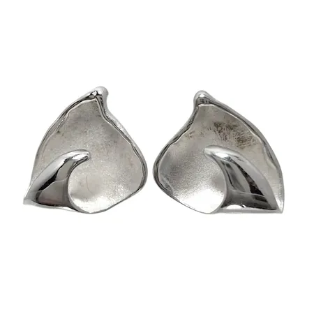 Örhängen, ett par, silver 925/1000, Guldfynd/GFAB, mått 13x10,5 mm, originalploppar, fint skick  Vikt: 2,2 g